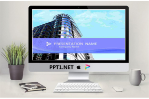 现代大楼背景商务PPT模板.ppt[共4张]