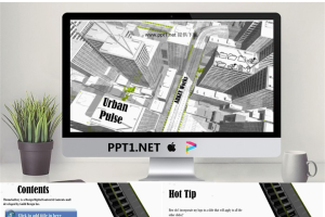 城市高楼大厦PPT模板.ppt[共9张]