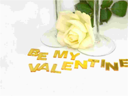 黄玫瑰背景的be my valentine幻灯片模板.ppt[共1张]