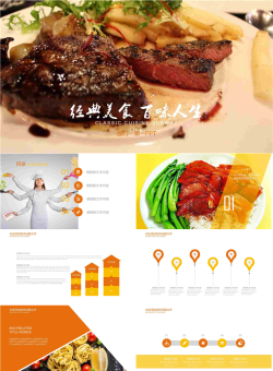 牛排美食PowerPoint模板.pptx[共23张]