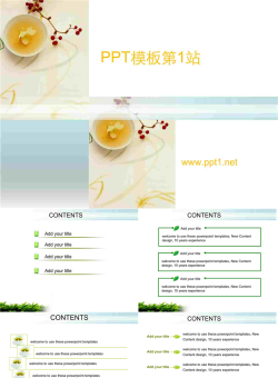 淡雅花茶背景餐饮茶艺PPT模板.ppt[共12张]