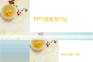 淡雅花茶背景餐饮茶艺PPT模板.ppt[共12张]
