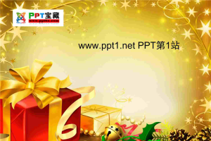 金色圣诞PPT模板.ppt[共4张]