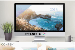 2016时尚商务工作汇报PPT模板.ppt[共11张]