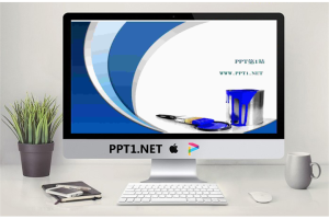 油漆桶背景艺术PPT模板.ppt[共2张]