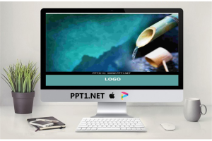 精美竹子竹筒PPT模板.ppt[共3张]