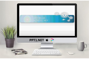 科技圆圈背景PPT模板.ppt[共2张]