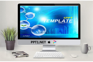 蓝色生物能源科技PPowerPoint模板.ppt[共21张]