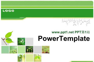 精品清新明朗绿植物PPT模板.pptx[共30张]