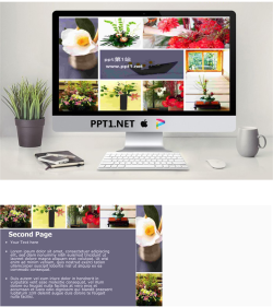 鲜花满园PPT模板.ppt[共3张]