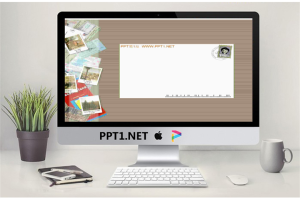 卡通明信片PPT模板.ppt[共4张]