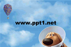 卡通PPT模板：卡通小狗.ppt[共3张]