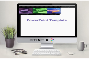 公司介绍PPT模板-键盘背景.ppt[共3张]