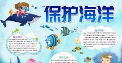 保护海洋手抄报电子小报