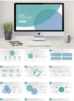 经典扁平风格PPT模板_编号Kpayv5.pptx共[15]页